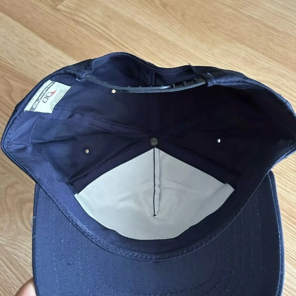 Vintage 1998 Harris County Navy Dome Team SnapBack OS